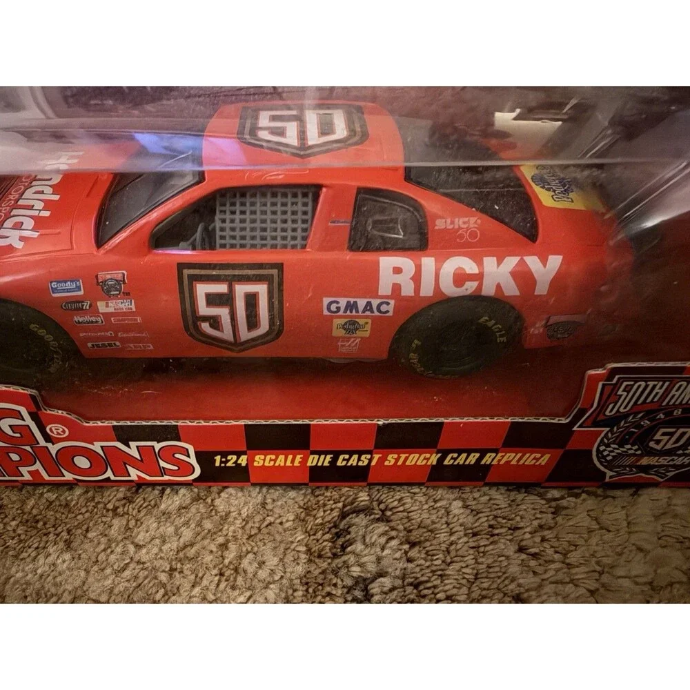 Racing Champions 1:24 NASCAR 50th Anniversary 1998 #50 Ricky Rudd NIB